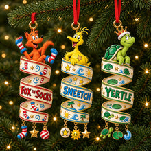 Load image into Gallery viewer, Iconic Book Characters Christmas Ornament - Personalized Gifts For Book Lovers 02padh101026 Ornament PopCulturePrints
