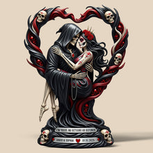 Load image into Gallery viewer, I&#39;m Yours, No Returns or Refunds - Love To Death Acrylic Plaque, Personalized Gift for Couples Shaped Plaques PopCulturePrints
