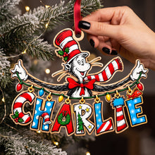 Load image into Gallery viewer, “Brighten Every Occasion with Colorful Childish Name Art!” - Personalized Gift Ornament for Kids, Family, and Friends
