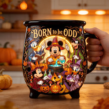 Load image into Gallery viewer, Born to be Odd - Personalized Odd Witches Ceramic Cauldron Mug Cauldron Mug PopCulturePrints
