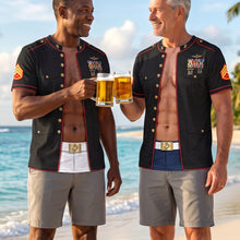 Load image into Gallery viewer, Celebrate Your Service With Humor! Hilarious Vacation Military Uniform 3D Shirt - Personalized Gifts for Veterans
