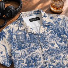 Load image into Gallery viewer, “Adventure Awaits in the Prehistoric World!” - Personalized Hawaiian Shirt, Perfect Gift for Dinosaurs Lovers
