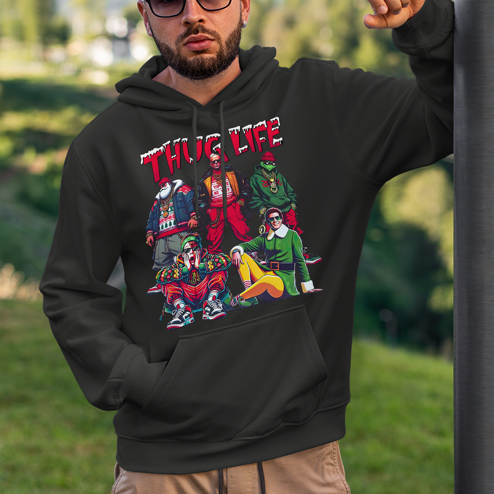 Hip Hop Christmas Crewneck Sweatshirt