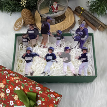 Load image into Gallery viewer, Personalized Baseball Player Photo Ornament Ornament PopCulturePrints
