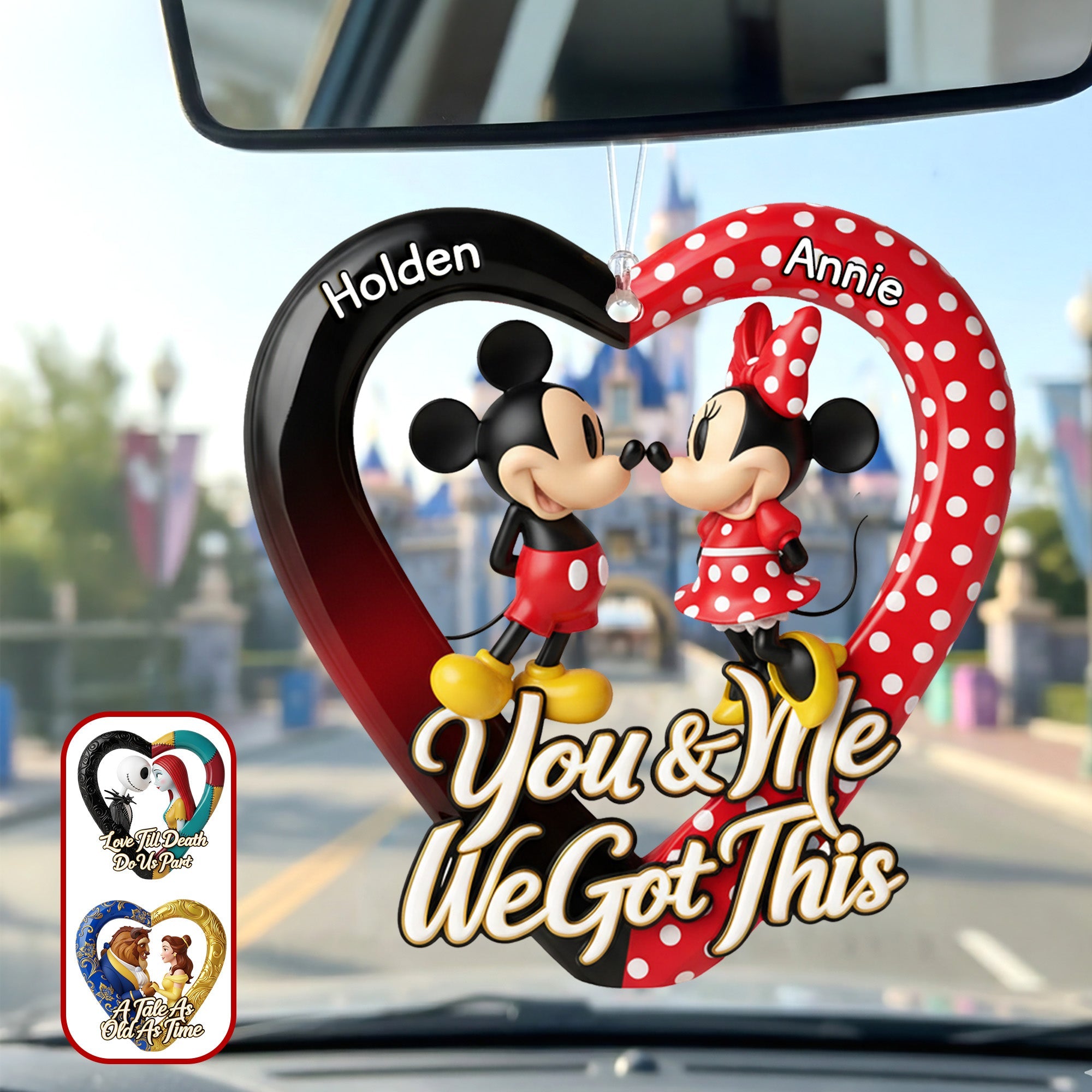 You & Me, We Got This - Personalized Lovely Couple Car Ornament Ornament PopCulturePrints