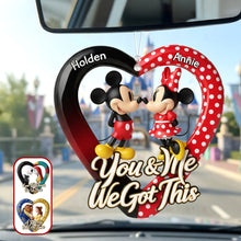 Load image into Gallery viewer, You &amp; Me, We Got This - Personalized Lovely Couple Car Ornament Ornament PopCulturePrints

