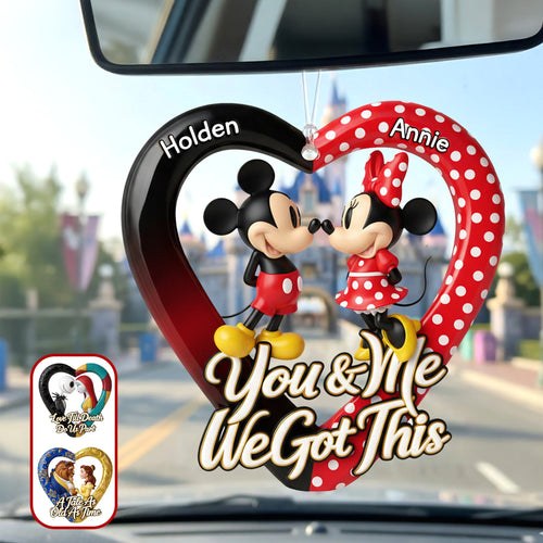 You & Me, We Got This - Personalized Lovely Couple Car Ornament Ornament PopCulturePrints