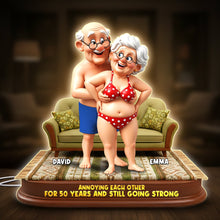 Load image into Gallery viewer, Annoying Each Other for 50 Years - Personalized Light Box Gift for Couples Light Box PopCulturePrints
