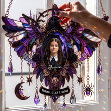 Load image into Gallery viewer, Gothic Window Suncatcher Ornament Custom Photo Gifts for Fantasy Lovers 02HALU160726 Ornament PopCulturePrints
