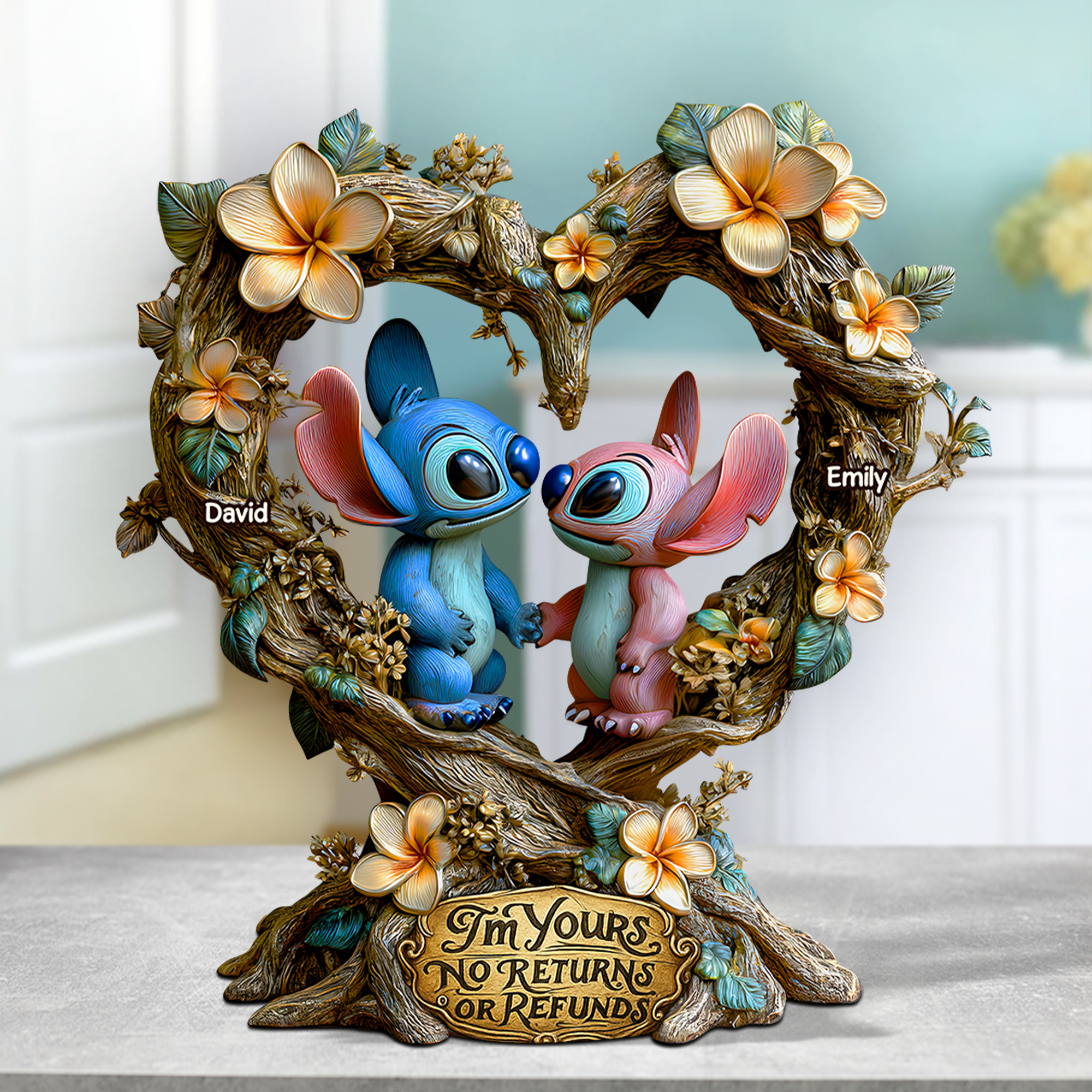 I'm Yours Acrylic Plaque - Personalized Gifts for Couples Who Cherish Love Shaped Plaques PopCulturePrints