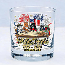 Load image into Gallery viewer, Celebrate Freedom: Personalized Drinking Glass for Patriots
