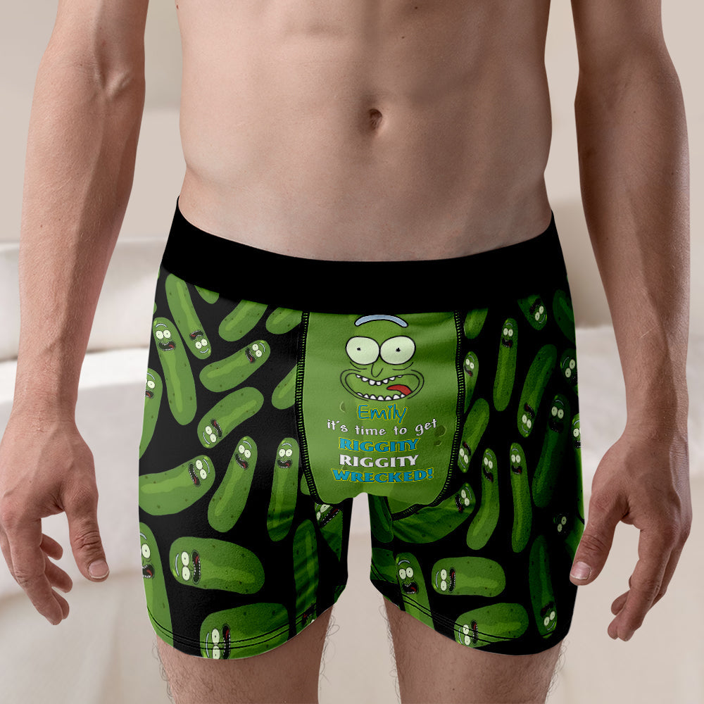 Custom Funny Pickle Boxers for Him Boxer Briefs PopCulturePrints