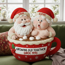 Load image into Gallery viewer, Funny Old Couple Pillow - Personalized Christmas Gift for Couples, Ideal for Joyful Occasions Pillow PopCulturePrints
