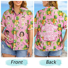 Load image into Gallery viewer, Aloha The William Family - Custom Photo Hawaiian Shirt Hawaiian Shirt PopCulturePrints
