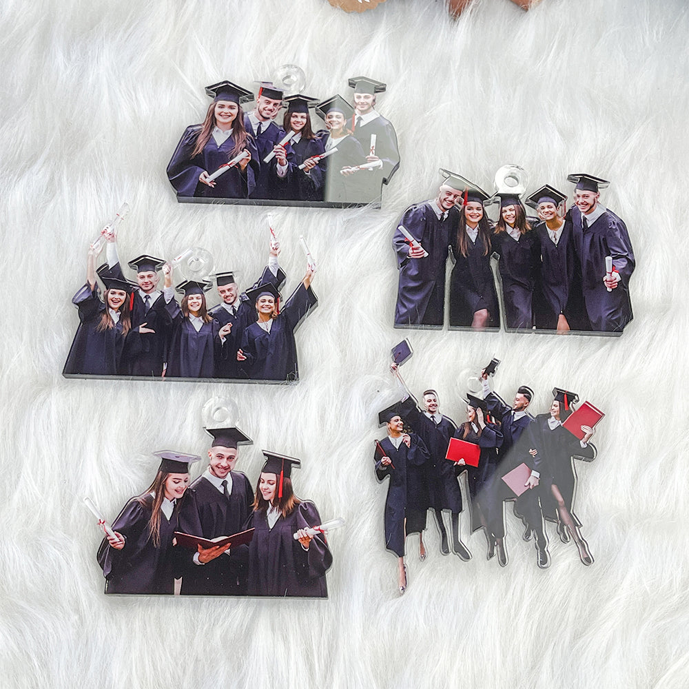 Personalized Graduation Photo Ornament - Custom Graduation Gifts