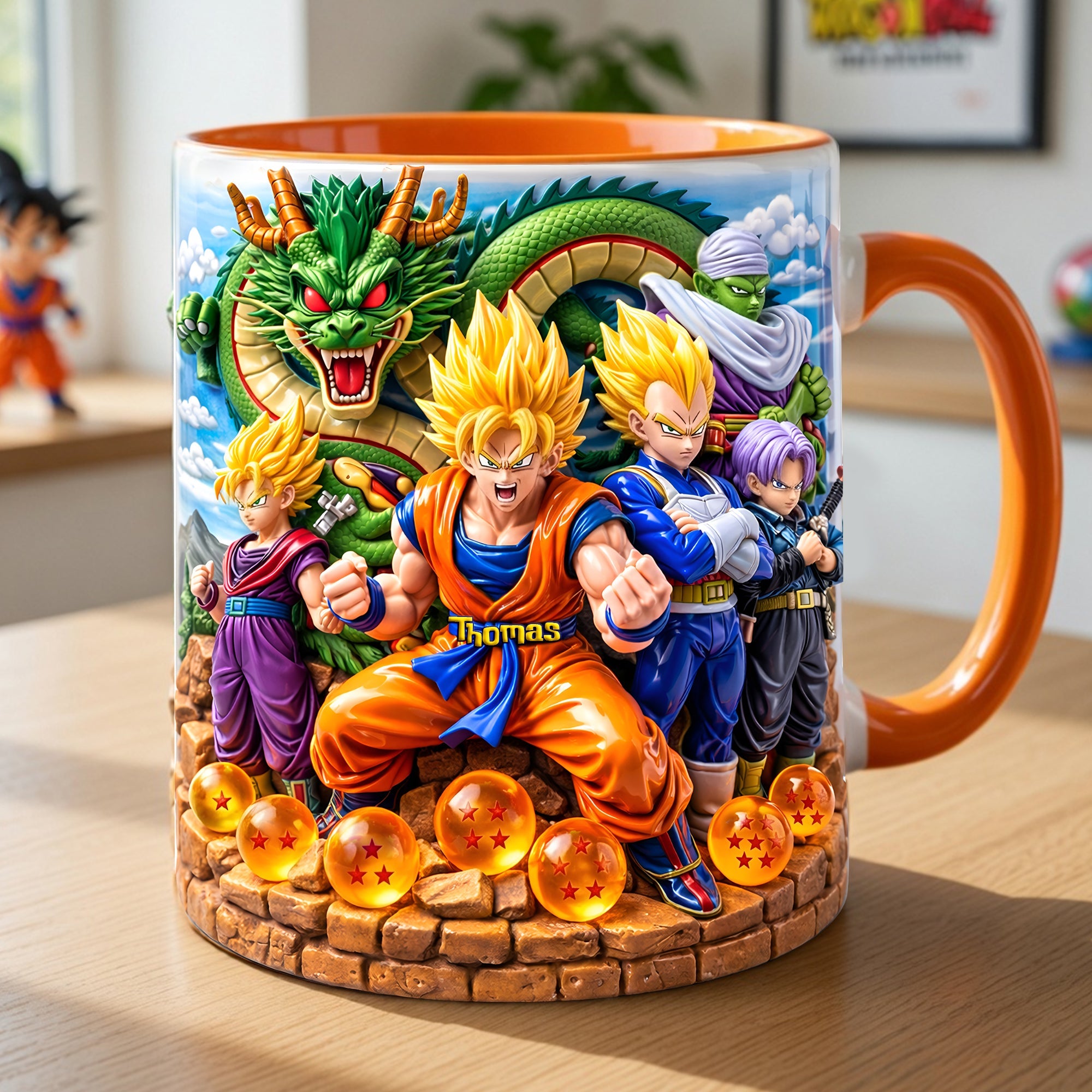 Unleash Your Inner Legend: Legendary Warrior Energy Mug - Personalized Coffee Gift for Anime Fans Coffee Mug PopCulturePrints