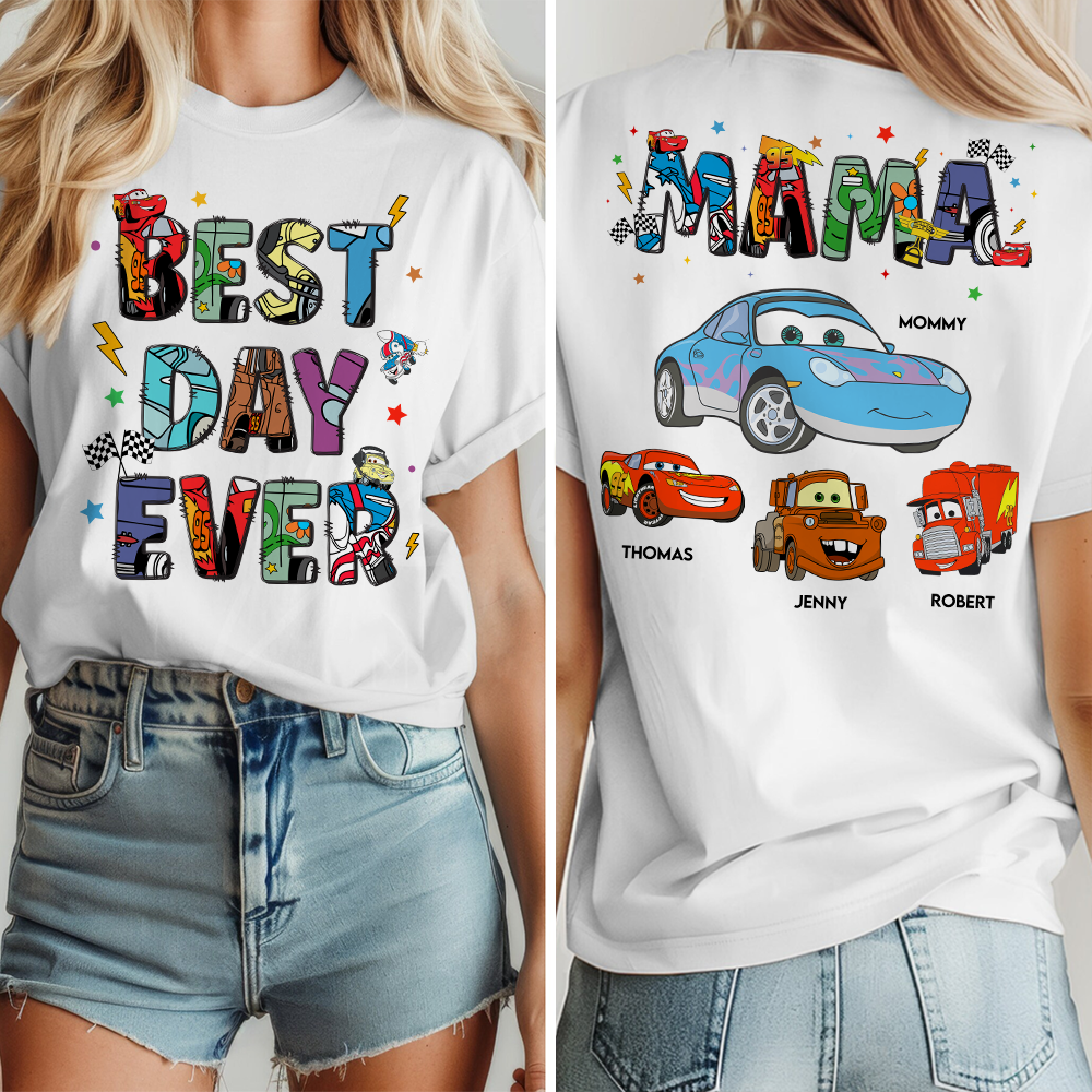 Best Day Ever - Personalized Gifts for Mom T-Shirt Shirts PopCulturePrints