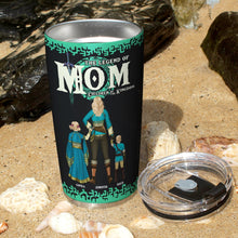 Load image into Gallery viewer, Personalized &#39;Legend of Mom&#39; Tumbler - Custom Family Gifts Tumbler Cup PopCulturePrints
