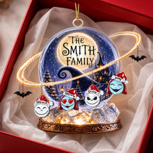 Load image into Gallery viewer, "Embrace the Spookiness with Family Spirit - Personalized Spooky Family Acrylic Ornament"
