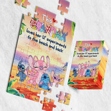 Load image into Gallery viewer, This Mama Loves Her Lil&#39; Experiments | Personalized Puzzle Gift for Mom &amp; Grandma Jigsaw Puzzles PopCulturePrints
