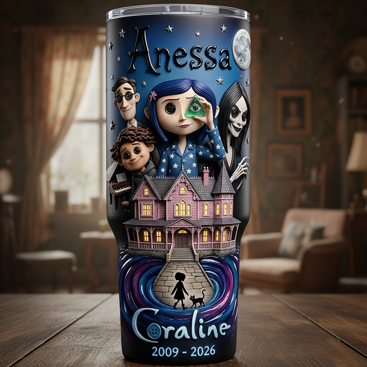 “Celebrate Mom’s Love with a Custom Twist” - Love Mom Suncatcher, Personalized Gift for Mothers, Grandmothers, and More Tumbler Cup PopCulturePrints