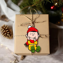 Load image into Gallery viewer, Personalized Santa Kid Christmas Ornament Ornament PopCulturePrints
