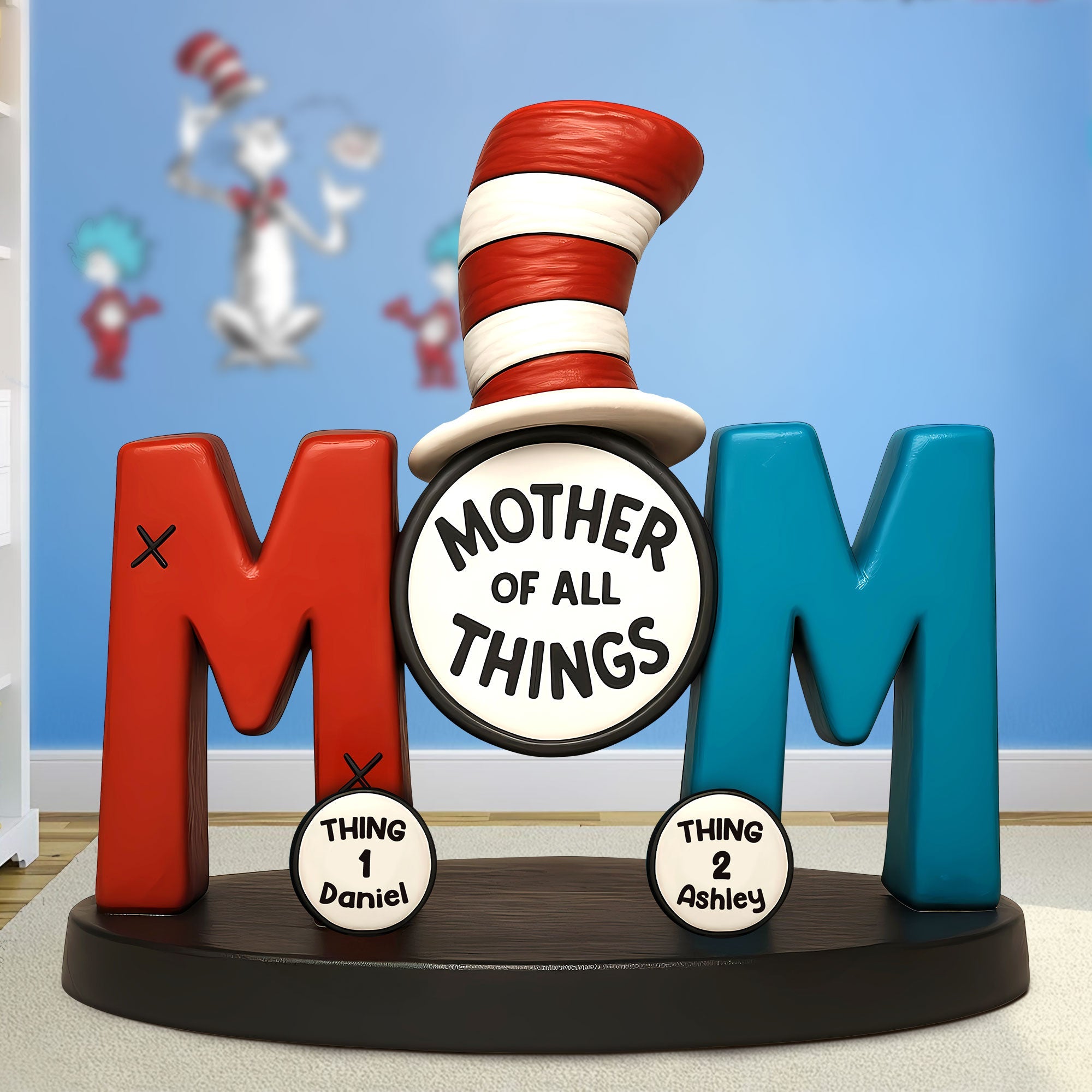 Mother of All Things - Personalized Gifts for Mom Shaped Plaques PopCulturePrints