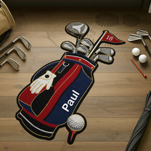 Load image into Gallery viewer, “Step Into Style!” - Fairway Style Golf Bag Doormat - Personalized Gifts For Golfers Doormat PopCulturePrints
