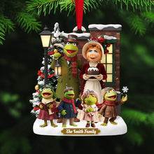 Load image into Gallery viewer, &quot;Family is Everything&quot; - Personalized Christmas Acrylic Ornament - Custom Gift for Everyone in the Family Ornament PopCulturePrints
