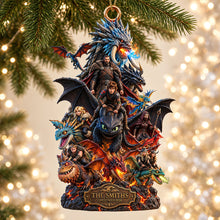 Load image into Gallery viewer, “Unleash the Legend!” - Personalized Legendary Creatures Trainer Ornament - Unique Gift for Fantasy Lovers, Kids, and More
