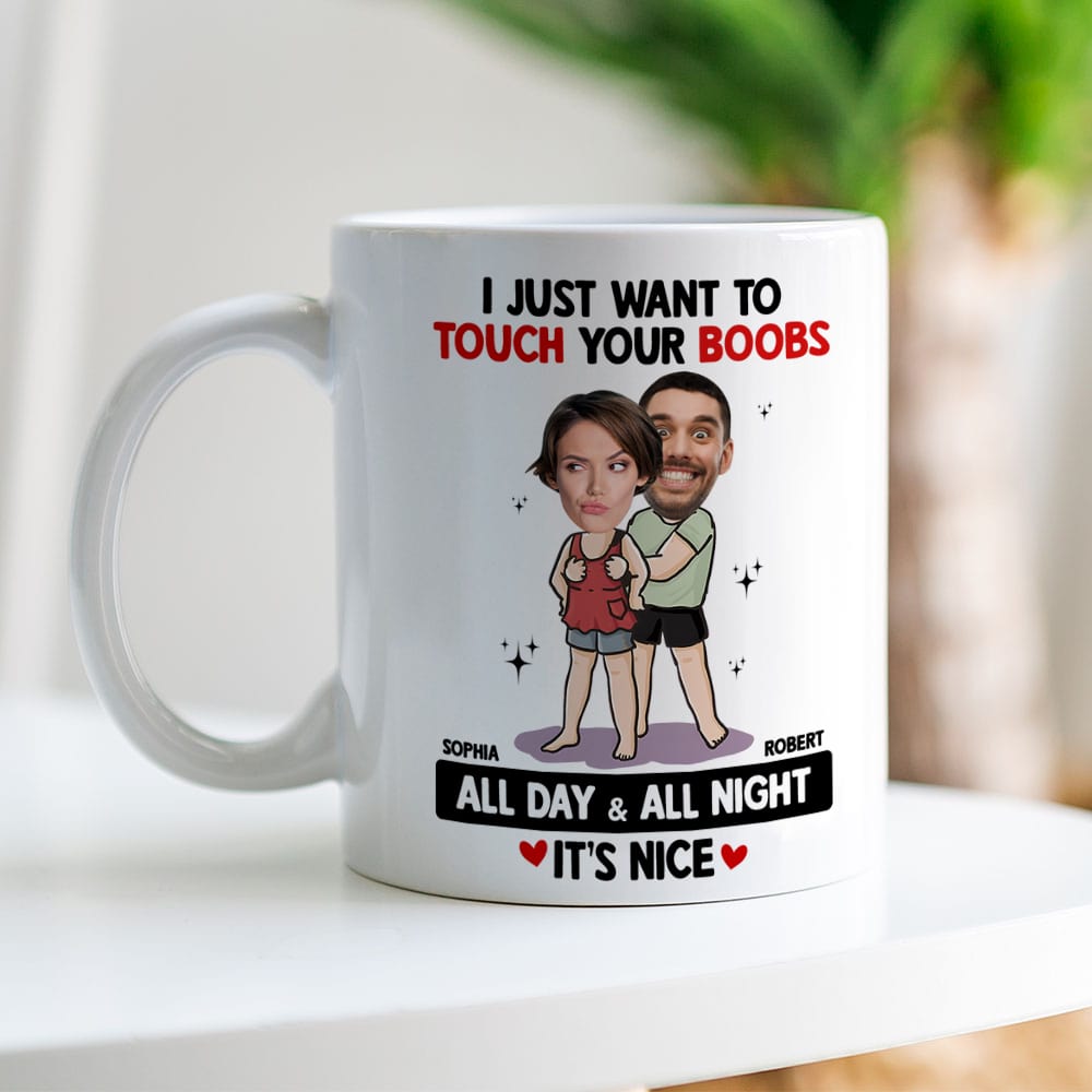 Custom Romantic Couple Mug - Personalized Gift