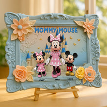 Load image into Gallery viewer, Create Magical Memories: Personalized Mommy Mouse Wood Sign - Unique Gift for Mom, Grandma &amp; Family Wood Sign PopCulturePrints
