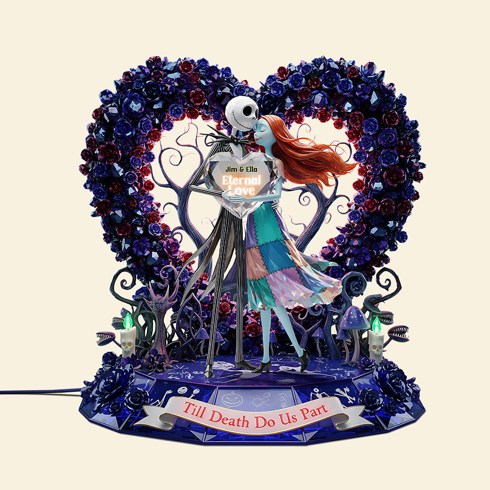 Eternal Love - Personalized Couple Acrylic Light Box Gift Light Box PopCulturePrints
