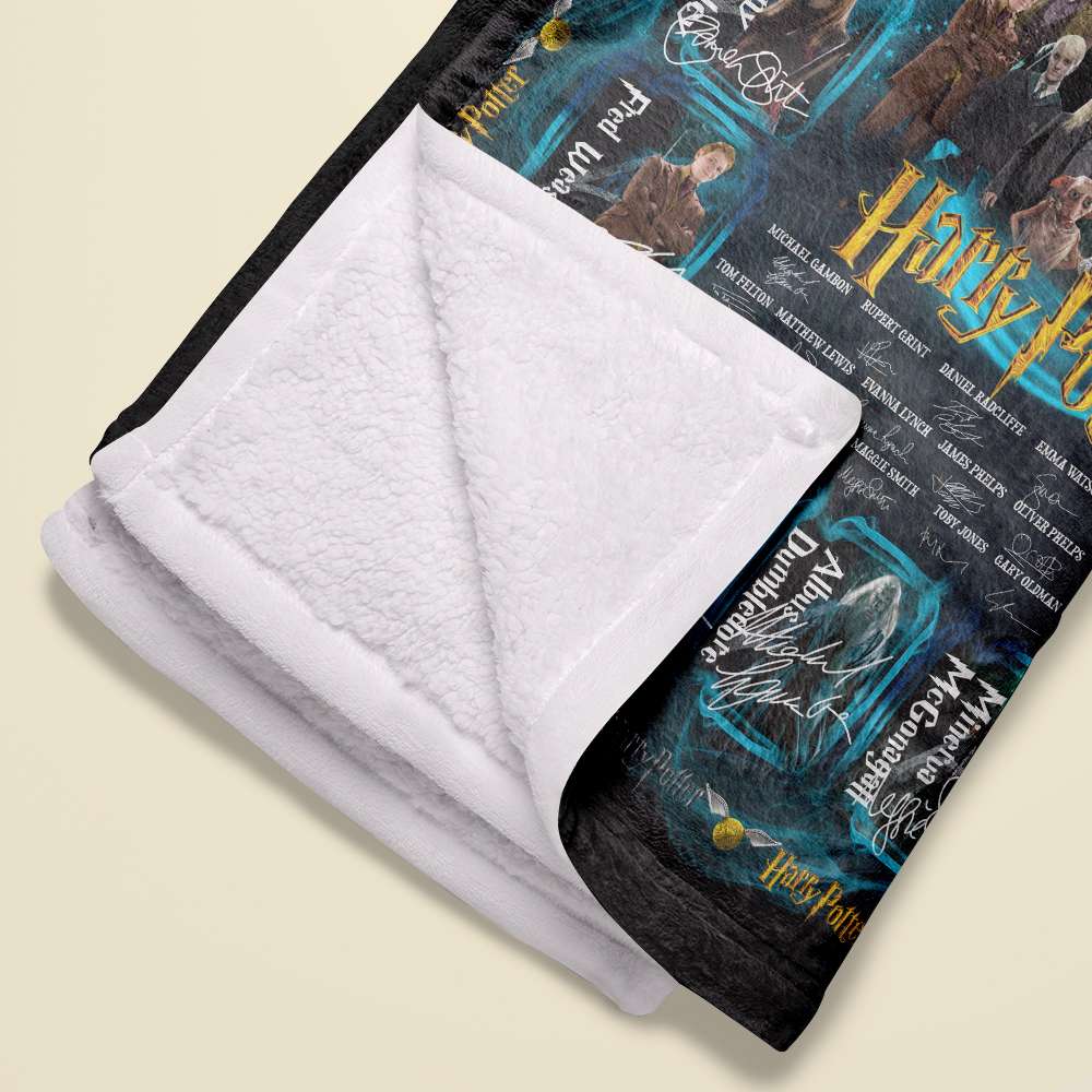 Personalized Harry Potter Fan Blanket - Thank You For The Memories