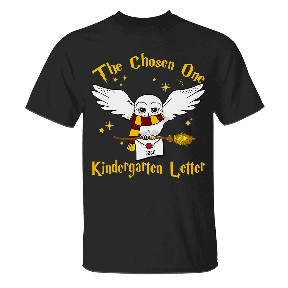 Personalized Kindergarten Acceptance T-Shirt - The Chosen One