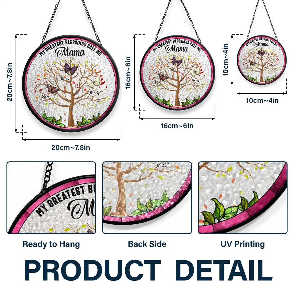 Sun, Sand, and a Drink in My Hand - Personalized Beach Bag Suncatcher Ornament PopCulturePrints