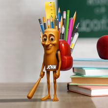 Load image into Gallery viewer, &quot;Celebrate the Spooky Season with Purr-fect Ghoulish Glam!&quot; - Spooky Cat Suncatcher Ornament, Personalized Gift for Cat Lovers &amp; Horror Fans Pen Holder PopCulturePrints
