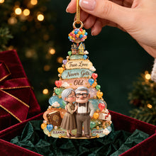 Load image into Gallery viewer, True Love Never Gets Old - Personalized Christmas Ornament for Couples Ornament PopCulturePrints
