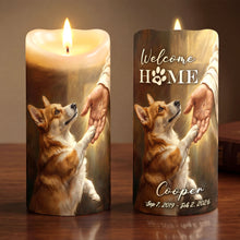 Load image into Gallery viewer, A Heartwarming Welcome Home - Custom Photo LED Candle for Dog Lovers Led Candle PopCulturePrints
