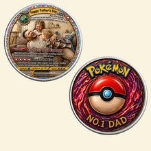 Load image into Gallery viewer, "Endless Dad Energy – The Best Gift for Every Dad!" - Custom Metal Coin for Father's Day Coin PopCulturePrints
