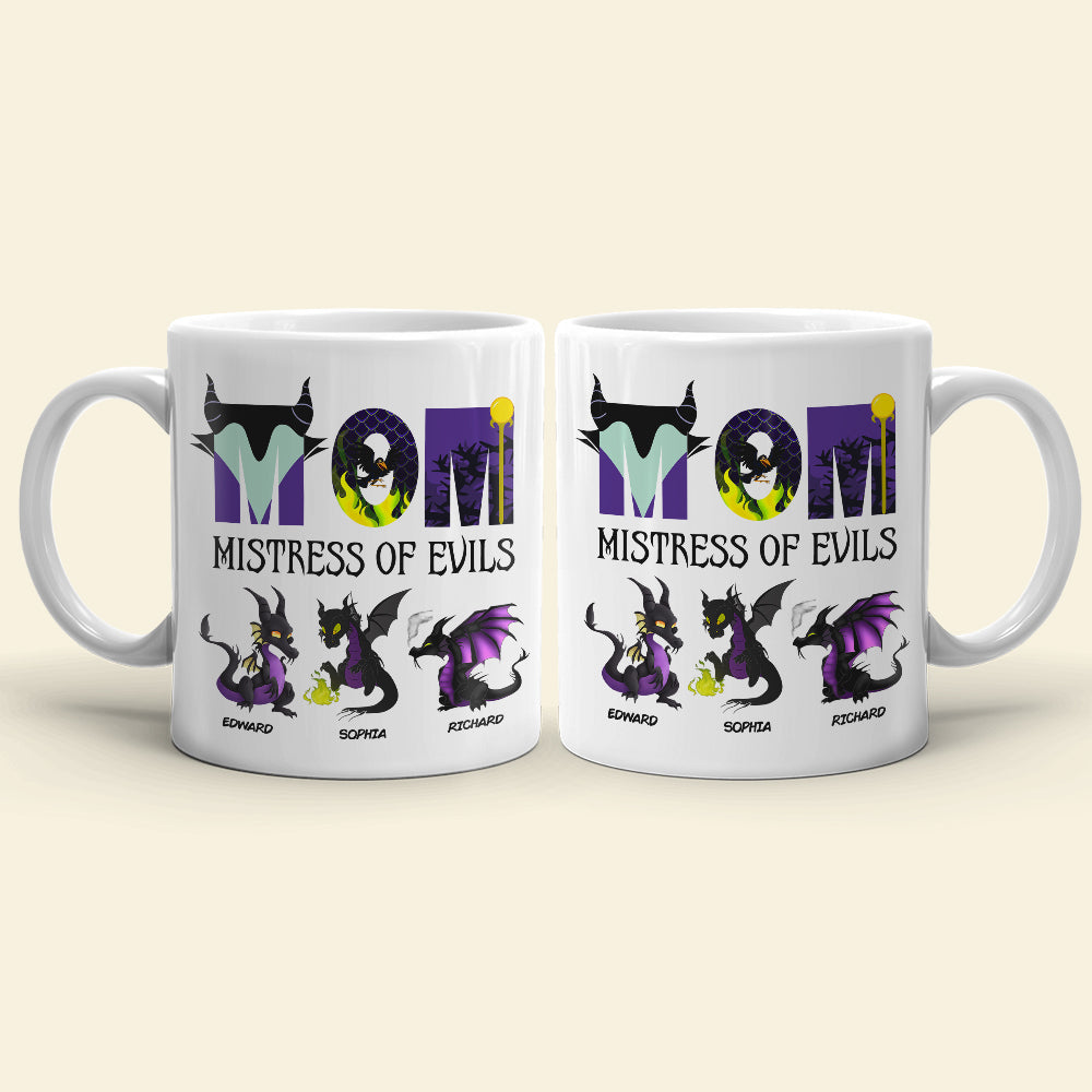 Personalized Evil Mom Mistress of Evils Coffee Mug Coffee Mug PopCulturePrints