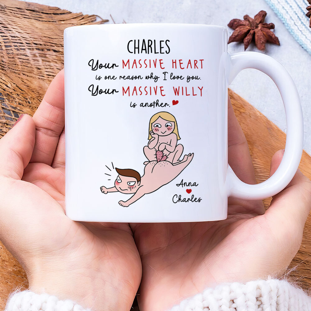 Personalized Couples Coffee Mug - A Unique Love Declaration Coffee Mug PopCulturePrints