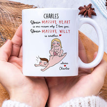 Load image into Gallery viewer, Personalized Couples Coffee Mug - A Unique Love Declaration Coffee Mug PopCulturePrints
