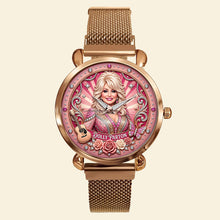 Load image into Gallery viewer, “Celebrate Every Moment” - Memorial Famous Singer Mesh Strap Quartz Watch - Personalized Gifts for Fans
