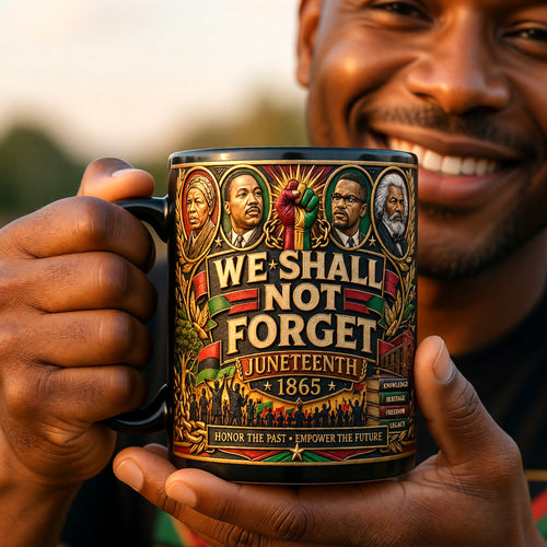 We Shall Not Forget - Black History Month Magic Coffee Mug - Personalized Gift for History Enthusiasts Coffee Mug PopCulturePrints