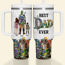Load image into Gallery viewer, Custom Hero-Themed Tumbler for Dad - Best Dad Ever Tumbler Cup PopCulturePrints
