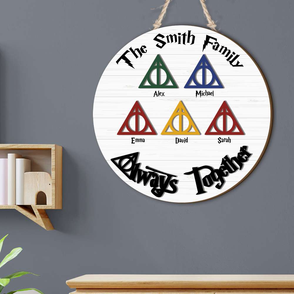 Personalized Harry Potter Family Decor Plate