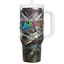 Load image into Gallery viewer, “Spin Your Style!” - DJ Controller 40oz Tumbler - Personalized Gift for Music Lovers Tumbler Cup PopCulturePrints
