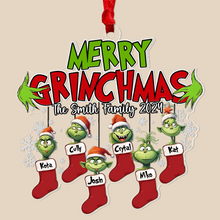 Load image into Gallery viewer, Personalized Merry GrinchMas Glitter Shirt for Off-road Lovers
