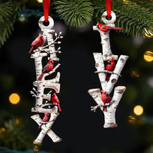 Load image into Gallery viewer, &quot;Cherish the Memories with Every Letter&quot; - Memorial Cardinal Ornament - Personalized Gift for Loved Ones Ornament PopCulturePrints
